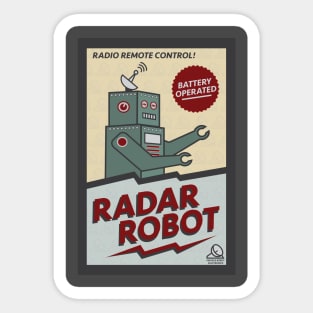 Radar Robot Sticker